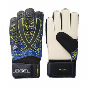 Вратарские перчатки , размер 10, черный, синий Jogel. Цвет: черный/синий