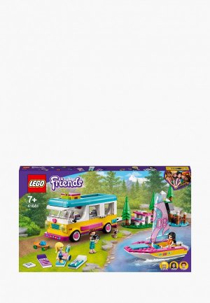 Конструктор Friends LEGO Лесной фургон и парусник / Forest Camper Van and Sailboat, 487 элементов для сборки. Цвет: разноцветный