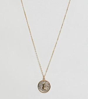 Позолоченное ожерелье с подвеской в виде буквы \L\ -Золотой Ottoman Hands