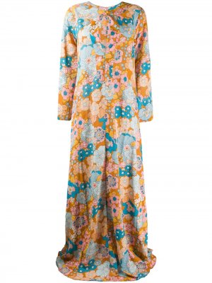 Платье макси с цветочным принтом Dodo Bar Or. Цвет: коричневый