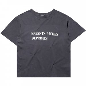 Классическая футболка с логотипом Enfants Riches Déprimés, цвет Черный/Белый Deprimes