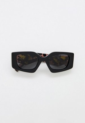 Очки солнцезащитные Prada PR 15YS 1AB5S0. Цвет: черный