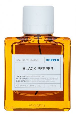 Туалетная вода Black Pepper (50ml) Korres. Цвет: бесцветный