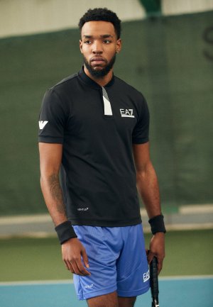 Спортивная футболка TENNIS PRO SERAFINO EA7 Emporio Armani, цвет black ARMANI