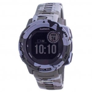 Часы Instinct Solar Tactical Edition Lichen Camo с силиконовым ремешком 010-02293-06 Мультиспортивные Garmin