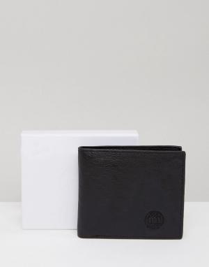 Черный матовый бумажник Mi-Pac. Цвет: черный