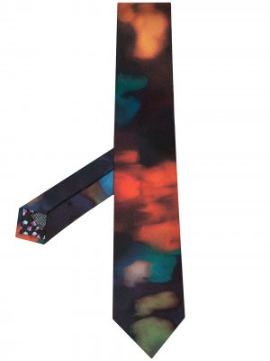 Шелковый платок с абстрактным принтом PAUL SMITH. Цвет: разноцветный