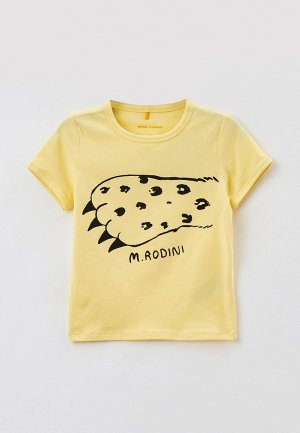 Футболка Mini Rodini. Цвет: желтый