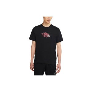 SB Повседневная спортивная футболка для скейтборда с круглым вырезом и коротким рукавом Мужские топы черные DD1317-010 Nike