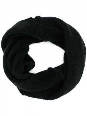 Трикотажный шарф Isabel Benenato. Цвет: черный