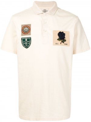Рубашка поло с короткими рукавами и нашивками Kent & Curwen. Цвет: белый