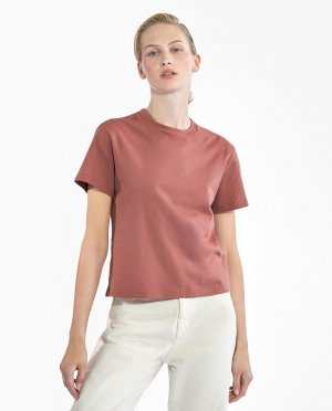 Женская футболка с коротким рукавом из органического хлопка , розовый Bread & Boxers