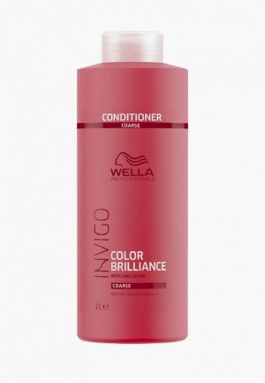 Бальзам для волос Wella Professionals INVIGO COLOR BRILLIANCE защиты цвета, 1000 мл. Цвет: белый