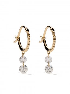 18kt yellow gold Set Free Double Drop Diamond earrings Raphaele Canot. Цвет: золотистый