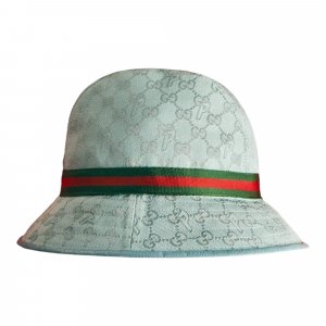Холщовая шляпа x Palace GG-P с паутиной и логотипом Бледно-голубая Gucci
