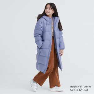 Детское пуховое пальто , синий Uniqlo