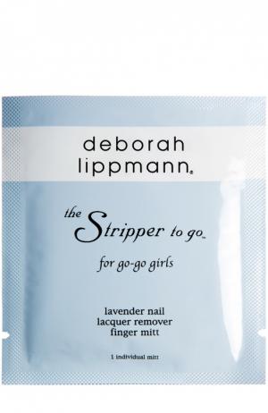 Салфетки для снятия лака Stripper To Go Deborah Lippmann. Цвет: бесцветный