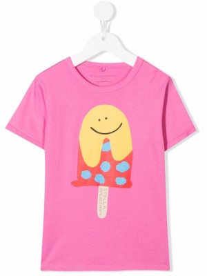 Ice-cream print T-shirt Stella McCartney Kids. Цвет: розовый