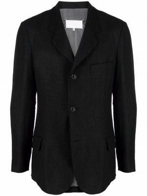 Однобортный пиджак Maison Margiela. Цвет: черный