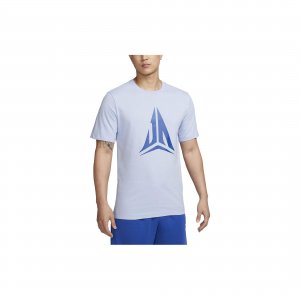 Пуловер с круглым вырезом принтом , спортивная футболка короткими рукавами, мужские топы, голубой FD0057-479 Nike