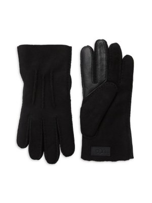 Технические перчатки с дубленкой и кожаной отделкой Ugg, черный UGG