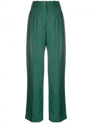 Классические брюки с высокой талией Ports 1961. Цвет: зеленый