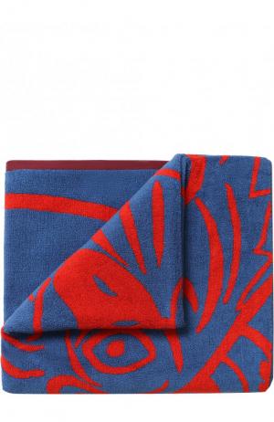 Пляжное полотенце Kenzo. Цвет: голубой
