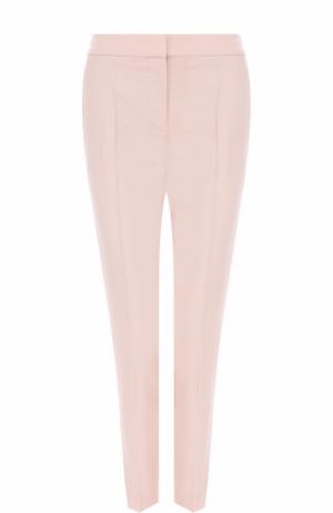 Укороченные брюки прямого кроя со стрелками Stella McCartney. Цвет: светло-розовый