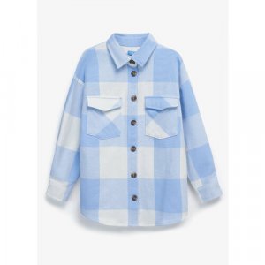 Рубашка , размер 128, голубой Funday. Цвет: голубой