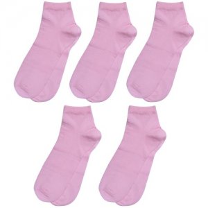 Носки 5 пар, размер 22, розовый RuSocks. Цвет: розовый