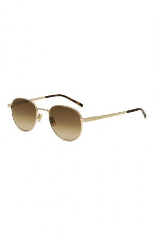 Солнцезащитные очки Saint Laurent. Цвет: коричневый