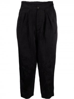 Укороченные зауженные брюки Uma Wang. Цвет: черный