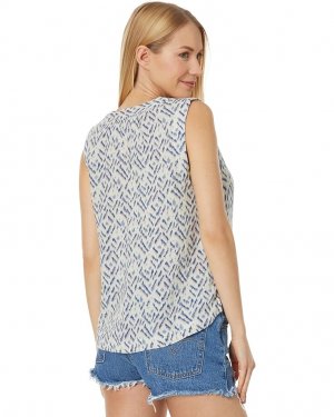 Рубашка Sleeveless Popover Shirt, цвет Cream Multi Lucky Brand