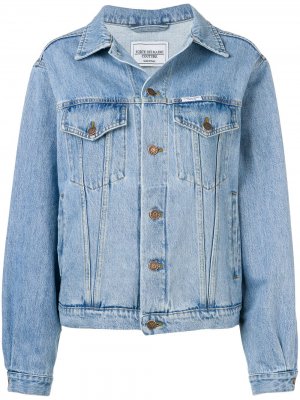 Джинсовая куртка-рубашка Forte Dei Marmi Couture. Цвет: синий