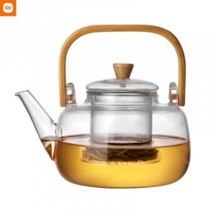1000L термостойкий стеклянный чайник, прозрачный заварочный чайник для цветов, портативный бытовая посуда напитков Xiaomi