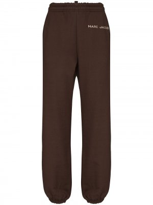 Logo print loose-fit track pants Marc Jacobs. Цвет: коричневый