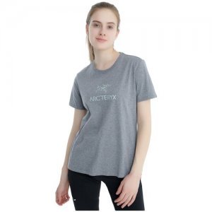 Футболка для активного отдыха Arcteryx Word T-Shirt SS Womens Masset Hea (US:M) Arc'teryx. Цвет: серый