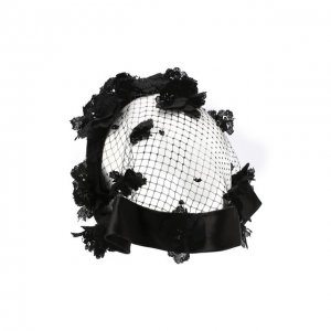 Ободок для волос с вуалью Dolce & Gabbana. Цвет: чёрный