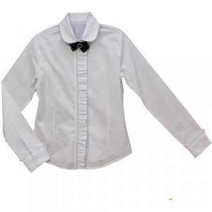 Школьная блуза , размер 140, белый BADI JUNIOR. Цвет: белый