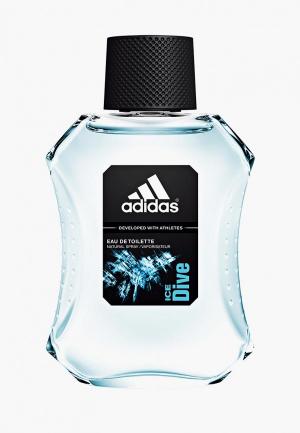 Туалетная вода adidas Ice Dive, 50 мл. Цвет: голубой