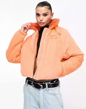 Оранжевый транс-утепленная куртка Air Nike. Цвет: оранжевый