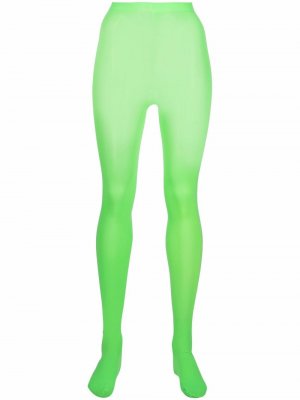 Semi-sheer tights Comme Des Garçons. Цвет: зеленый