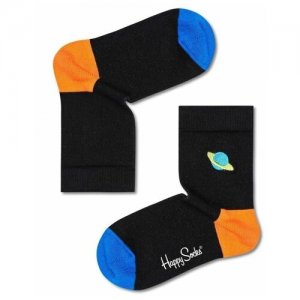 Носки размер 4-6Y, черный, мультиколор Happy Socks. Цвет: черный