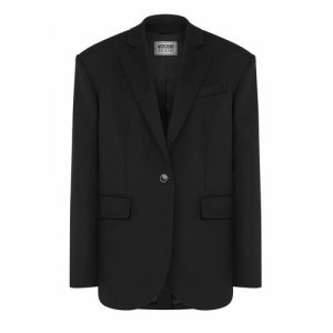 Пиджак , размер 44, черный MOSCHINO JEANS. Цвет: черный
