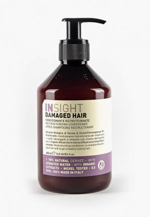 Кондиционер для волос Insight Damaged Hair, 400 мл. Цвет: коричневый
