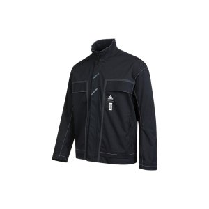 Wuji Series спортивная куртка с воротником-стойкой, мужская верхняя одежда длинным рукавом, черная HE5137 Adidas