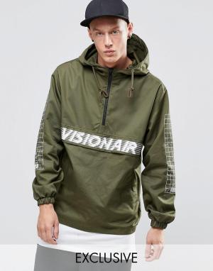 Куртка через голову Vision Air. Цвет: зеленый
