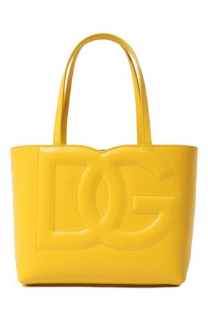Сумка-тоут DG Logo medium Dolce & Gabbana. Цвет: жёлтый