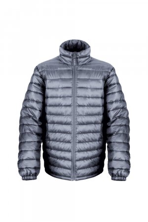 Зимняя утепленная куртка Ice Bird (водоотталкивающая и ветрозащитная) , серый Result