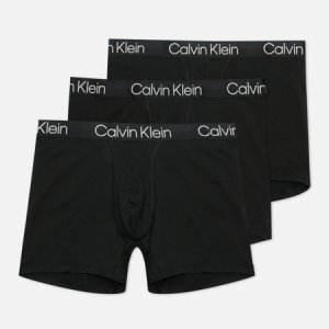 Комплект мужских трусов 3-Pack Boxer Brief Calvin Klein Underwear. Цвет: чёрный
